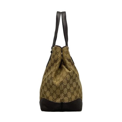 Gucci Tote Bag GG Patternsherry (web) 296850 Dark Brown X Beige X Multi Leather