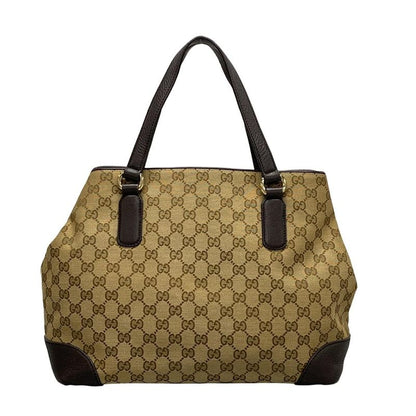 Gucci Tote Bag GG Patternsherry (web) 296850 Dark Brown X Beige X Multi Leather