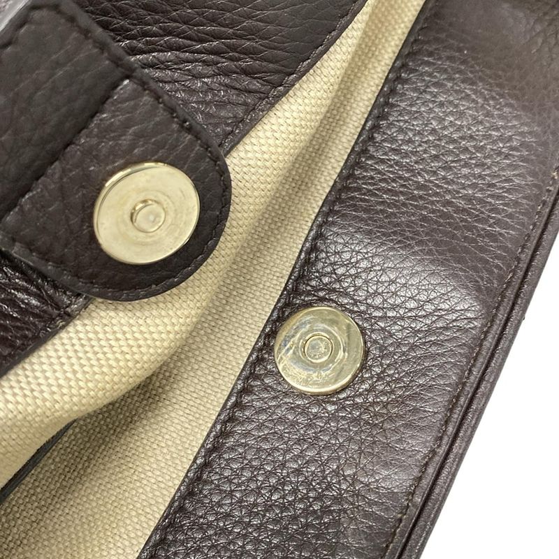 Gucci Tote Bag GG Patternsherry (web) 296850 Dark Brown X Beige X Multi Leather