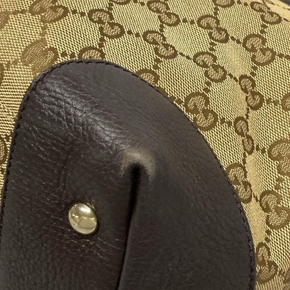 Gucci Tote Bag GG Patternsherry (web) 296850 Dark Brown X Beige X Multi Leather