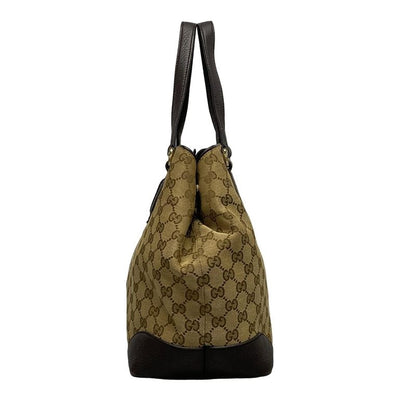Gucci Tote Bag GG Patternsherry (web) 296850 Dark Brown X Beige X Multi Leather