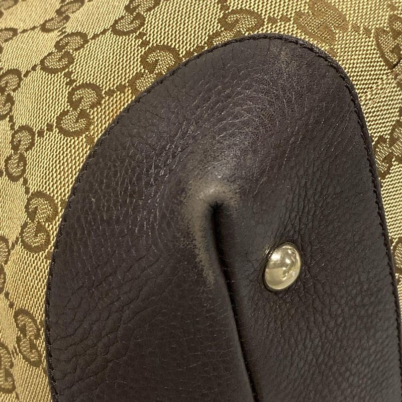 Gucci Tote Bag GG Patternsherry (web) 296850 Dark Brown X Beige X Multi Leather