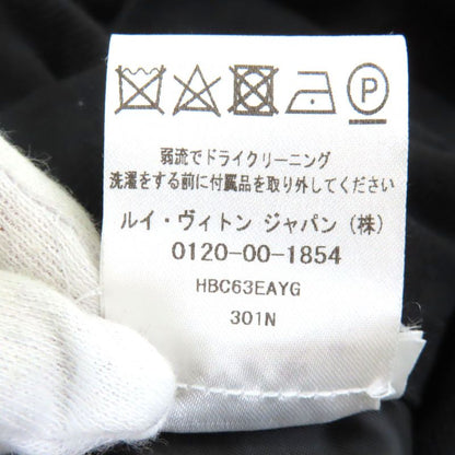 Louis Vuitton Hbc63eayg Cotton Lined Monogram Leather Long Chester Coat With