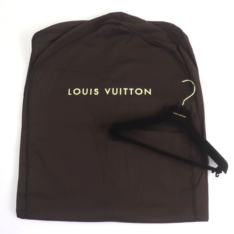 Louis Vuitton Hbc63eayg Cotton Lined Monogram Leather Long Chester Coat With