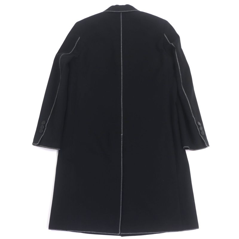 Louis Vuitton Hbc63eayg Cotton Lined Monogram Leather Long Chester Coat With