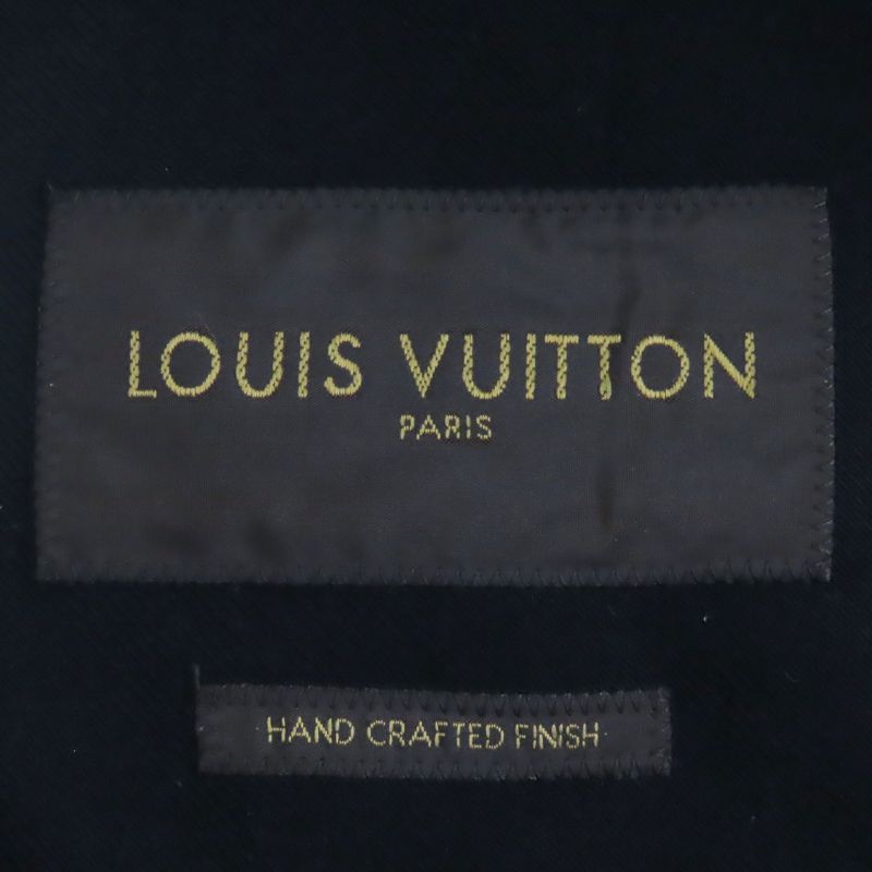 Louis Vuitton Hbc63eayg Cotton Lined Monogram Leather Long Chester Coat With