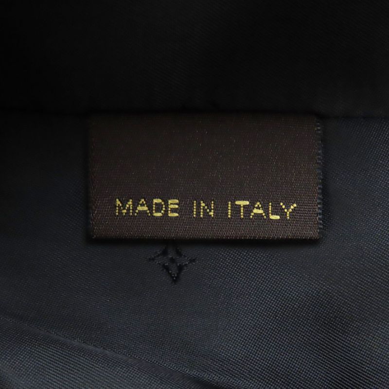 Louis Vuitton Hbc63eayg Cotton Lined Monogram Leather Long Chester Coat With