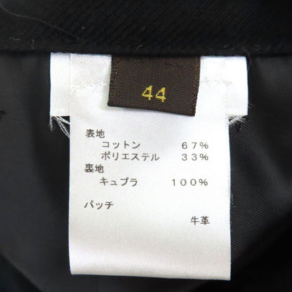 Louis Vuitton Hbc63eayg Cotton Lined Monogram Leather Long Chester Coat With