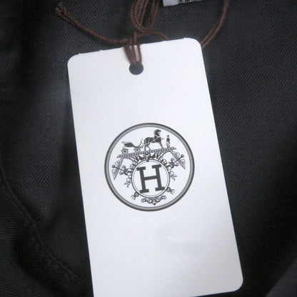 Hermes Fred H Stripe Leather Use Hat Bucket Hat Blue Nuit 58 With Box And