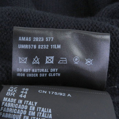 Prada 2023 Umr576 100% Cashmere Logo Embroidery Embroidered Embroidery Mock