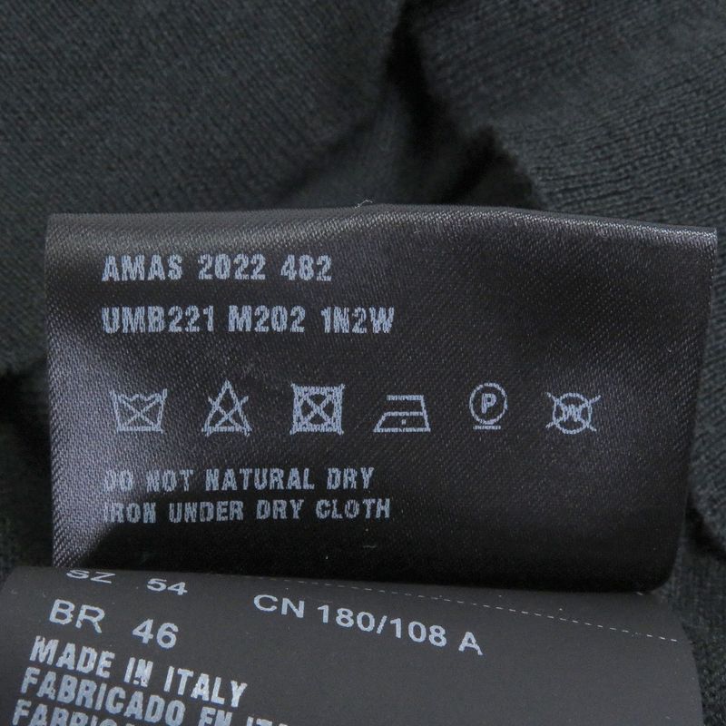 Prada 2022 Umb221 100% Cashmere V-neck Light Hand Long Sleeve Knit Sweater