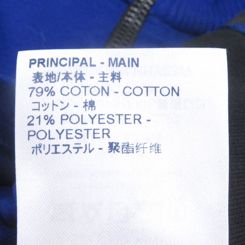 Louis Vuitton Jacquard Cyc Ring T-shirt Half Zip Short Sleeve Knit Blue Black S