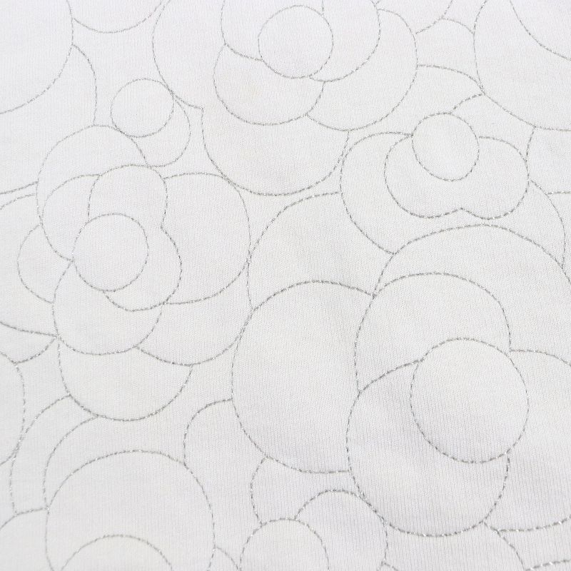 CHANEL P59465 Coco Mark Button Camellia Stitch Rare Size Sweatshirt Beige 46