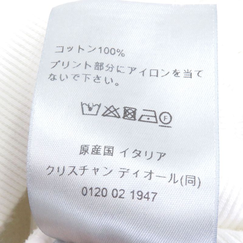 DIOR Homme 24SS 413j646a0531 Multi Logo Print Pullover Hoodie White XXL Made