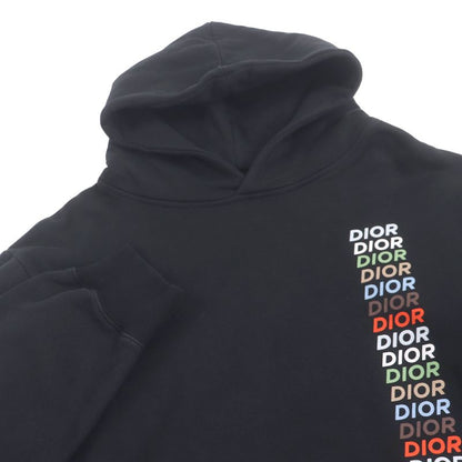 DIOR Homme 24SS 413j646a0531 Multi Logo Print Pullover Hoodie Black XXL Made