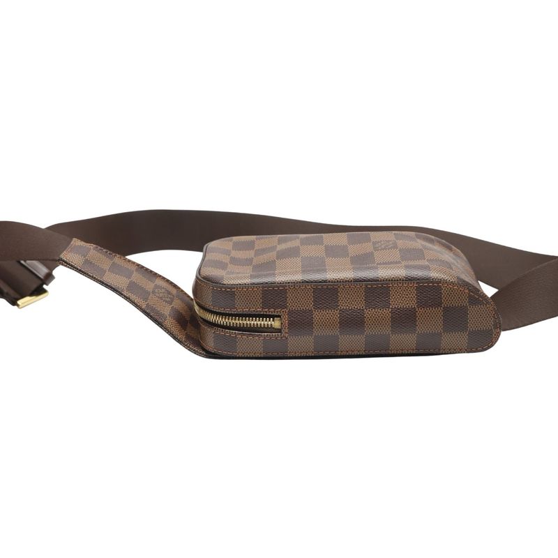 Louis Vuitton N51994 Damier Waist Pouch Geronimos Body Bag Louis Vuitton Ebène
