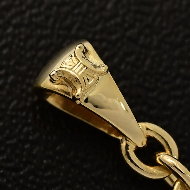 Celine Triomphe Logo Diamond Pendant Top / YG / 750 X Pt900 Combination - 2.9g