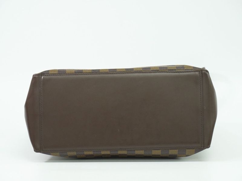 Authentic Louis Vuitton LV Cabas Mezzo Special Order Damier Ebène Shoulder Bag