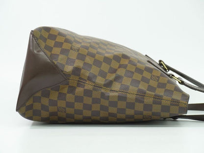 Authentic Louis Vuitton LV Cabas Mezzo Special Order Damier Ebène Shoulder Bag
