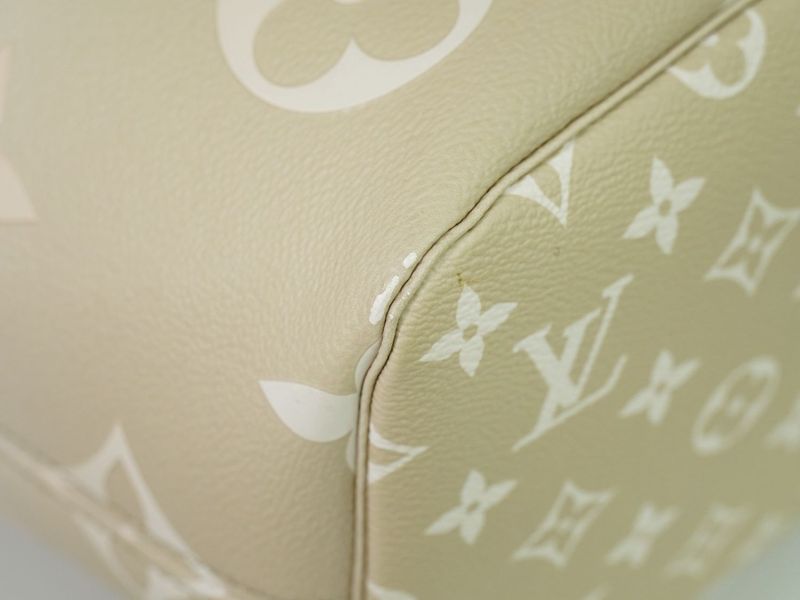 Authentic Louis Vuitton LV Neverfull MM Monogram Gradient Tote Bag Sunset Khaki