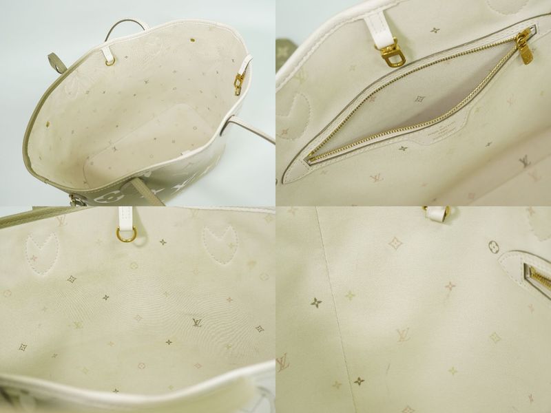 Authentic Louis Vuitton LV Neverfull MM Monogram Gradient Tote Bag Sunset Khaki