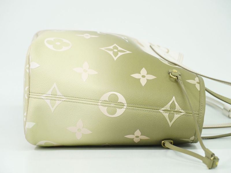 Authentic Louis Vuitton LV Neverfull MM Monogram Gradient Tote Bag Sunset Khaki