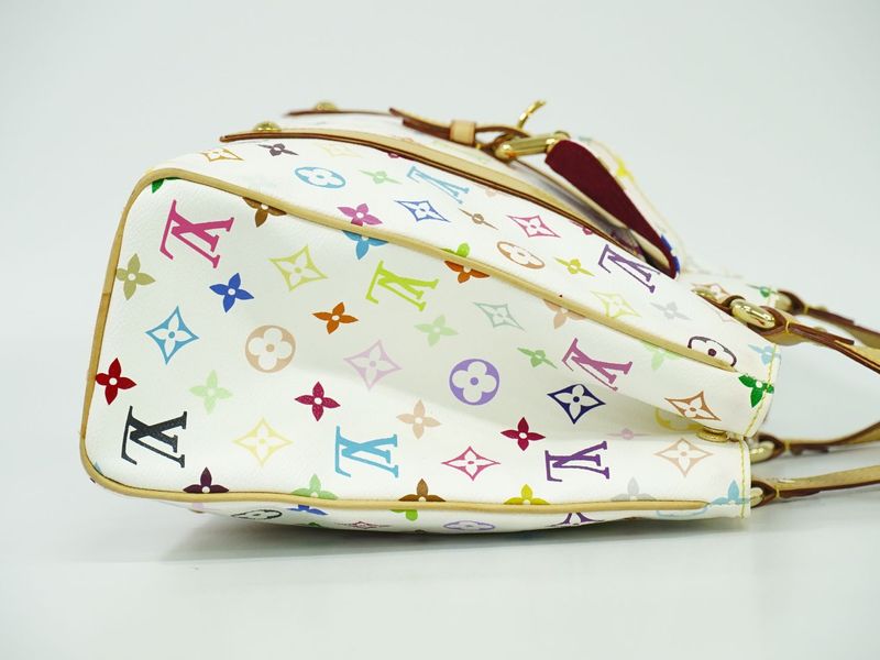 Authentic Louis Vuitton LV Aurelia MM Monogram Multicolor Shoulder Bag Tote Bag