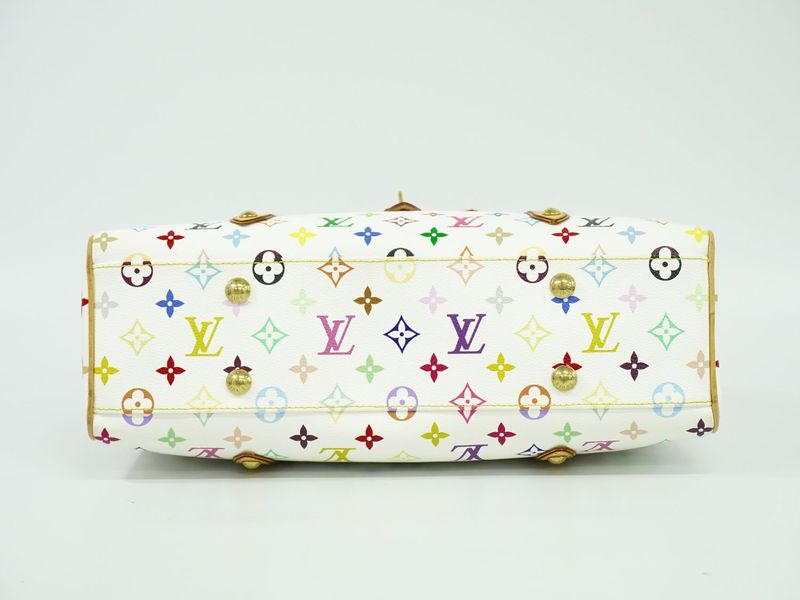 Authentic Louis Vuitton LV Aurelia MM Monogram Multicolor Shoulder Bag Tote Bag