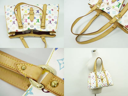 Authentic Louis Vuitton LV Aurelia MM Monogram Multicolor Shoulder Bag Tote Bag