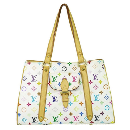 Authentic Louis Vuitton LV Aurelia MM Monogram Multicolor Shoulder Bag Tote Bag