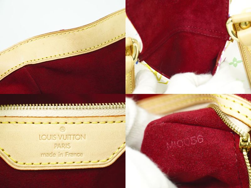 Authentic Louis Vuitton LV Aurelia MM Monogram Multicolor Shoulder Bag Tote Bag