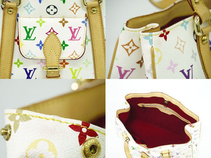 Authentic Louis Vuitton LV Aurelia MM Monogram Multicolor Shoulder Bag Tote Bag
