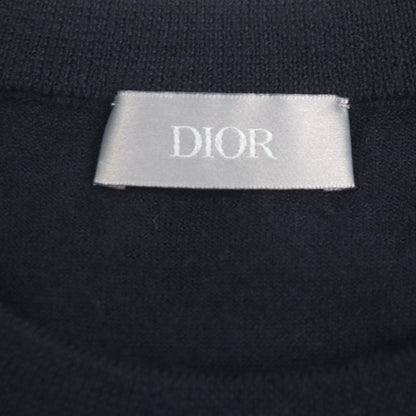  DIOR Homme 113m647at220 100% Cashmere CD Logo Embroidery Crew Neck Pullover