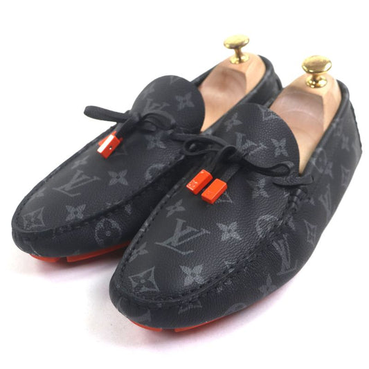 Louis Vuitton 2022 1aaf2w Driver Line Monogram Eclipse Driving Shoes Black 6