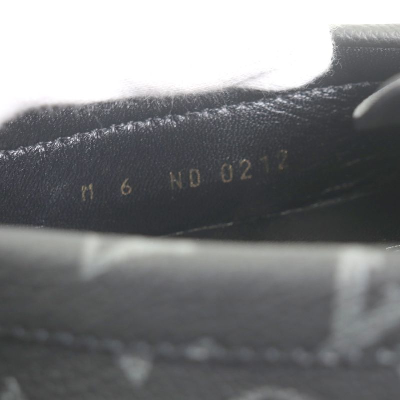  Louis Vuitton 2022 1aaf2w Driver Line Monogram Eclipse Driving Shoes Black 6