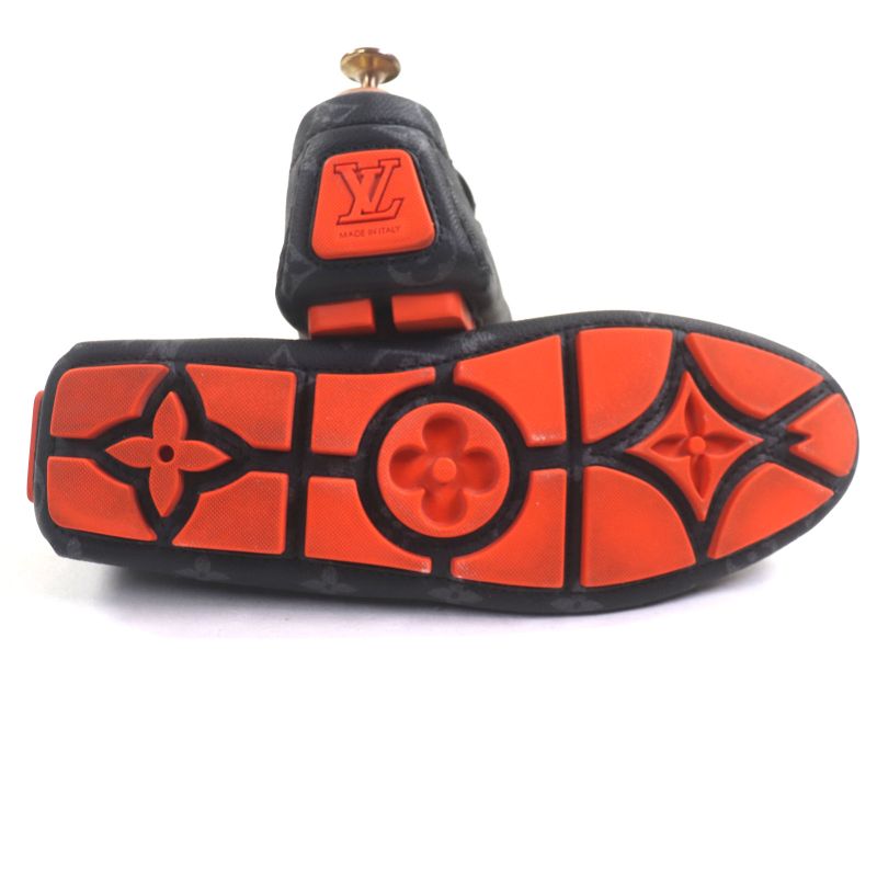  Louis Vuitton 2022 1aaf2w Driver Line Monogram Eclipse Driving Shoes Black 6