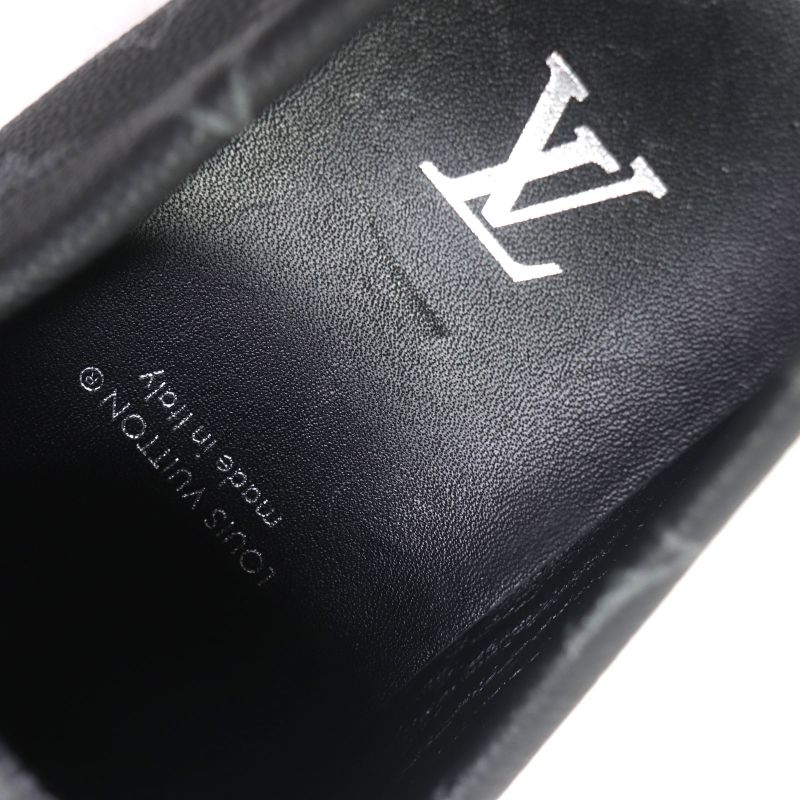  Louis Vuitton 2022 1aaf2w Driver Line Monogram Eclipse Driving Shoes Black 6
