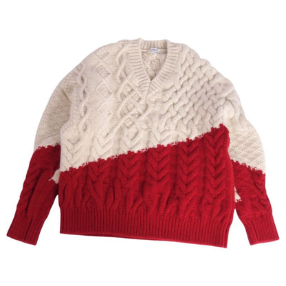 Loewe Knit Sweater Long Sleeve Long Sleeve Wool Top