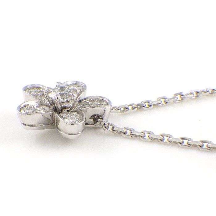 Van Cleef & Arpels Van Cleef & Arpels Necklace Socrates Flower Motif Pavé