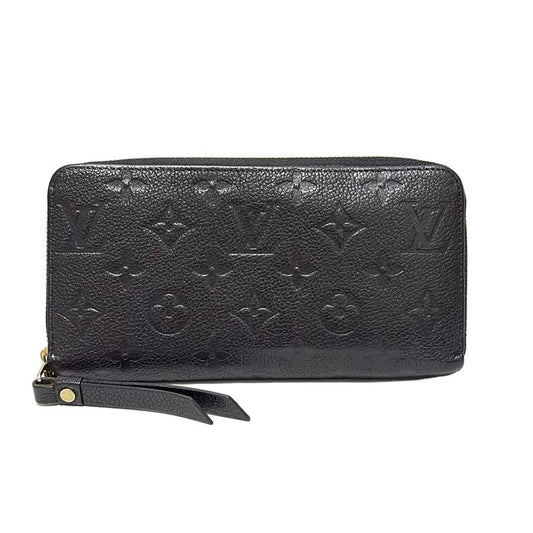 Louis Vuitton Monogram Empreinte Zippy Wallet M60571 Noir Black Round Zipper