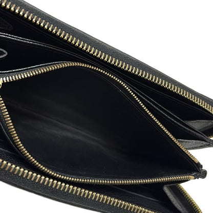 Louis Vuitton Monogram Empreinte Zippy Wallet M60571 Noir Black Round Zipper