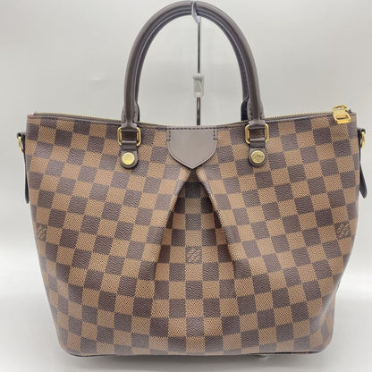Louis Vuitton N41546 Damier Sienna MM Handbag Tote Bag Shoulder 2way Damier