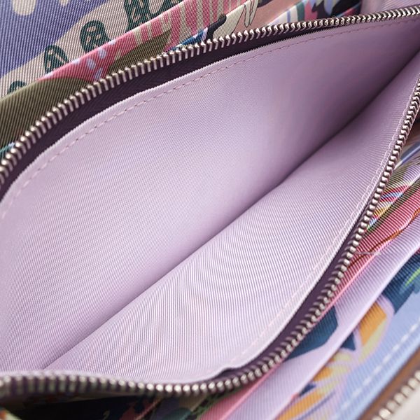 Hermes Long Wallet Azap Long Silkyne Vaux Epson Gold Silver Hardware Unused