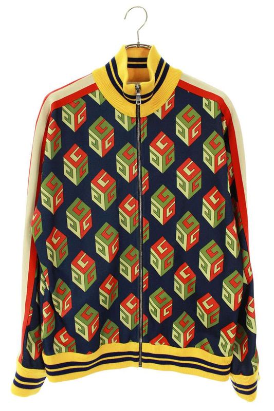 Gucci 475359-x5u15 GG Wallpaper Technical Jersey Blouson Men's M