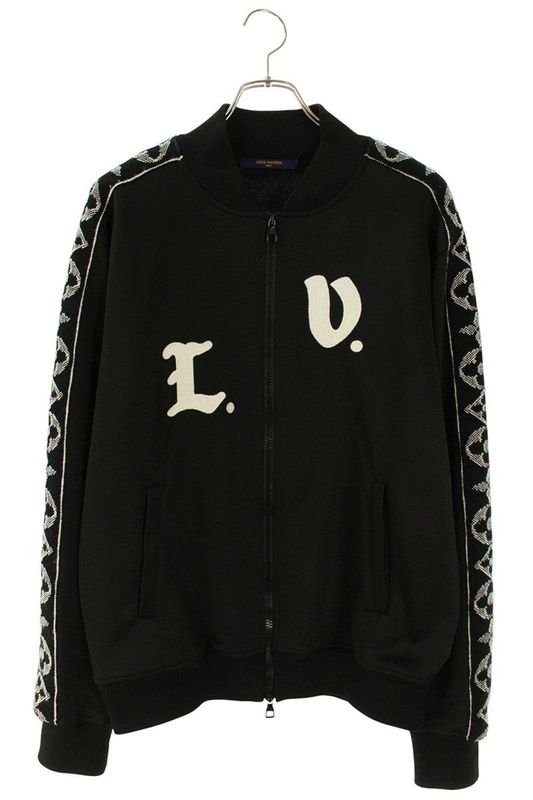 Louis Vuitton 21AW Rm212 ZSC Hly92w LV Flower Band Track Top Jacket Blouson