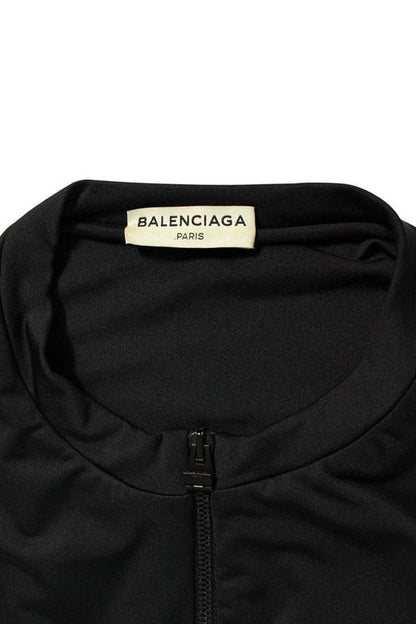 Balenciaga 412907 Tqk21 No Collar Zip-up Blouson Men's XS