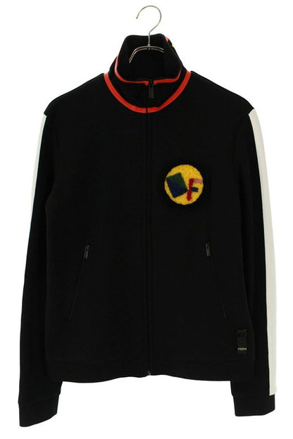 Fendi Fy0848 SJQ Logo Wappen Track Jacket Blouson Men's 44