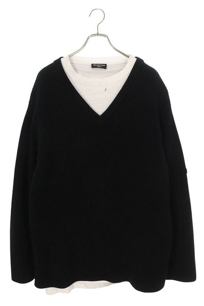 Balenciaga 678555 T3218 T-shirt Layered Knit Men's 2