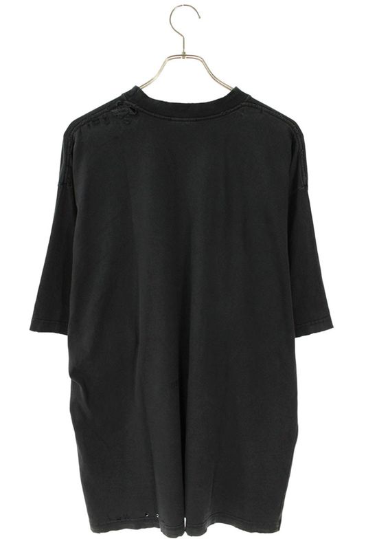 Balenciaga 764235 Tqvr9 Vintage Finish Statue Of Liberty Print T-shirt Men's S