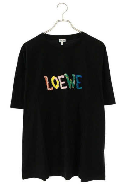 Loewe H526y22xbf Multicolor Logo Embroidery T-shirt Men's XL